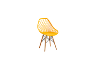 Casual Hollow Eames Plastic Dining Chair 48*43*83cm Solid Wood Legs
