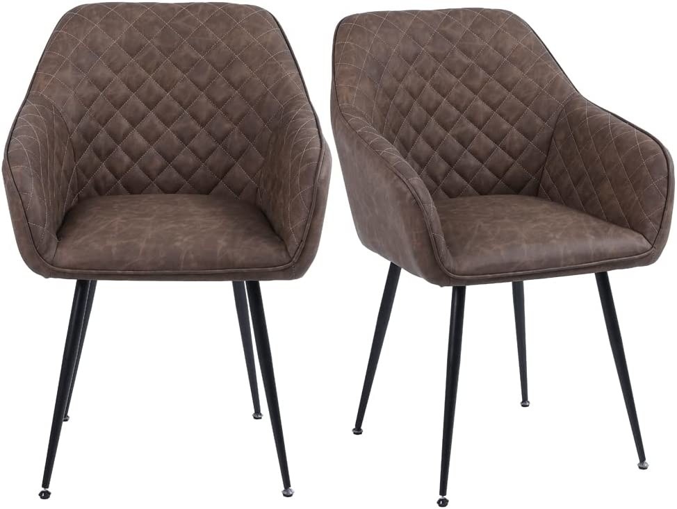 2 Piece Leather Upholstered Kitchen & Dining Room Chairs Home Furnishings